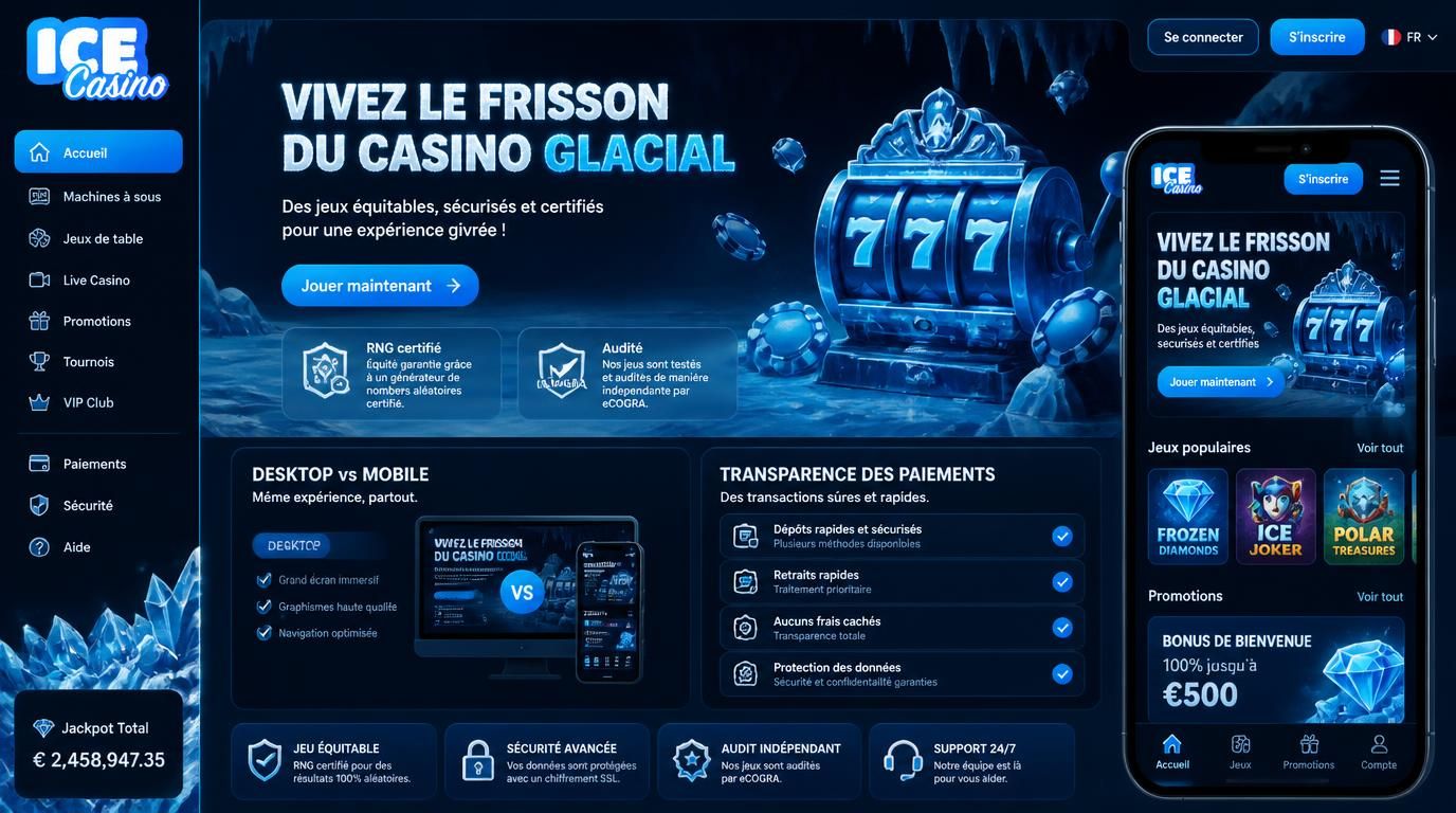 Image illustrant l’équité des jeux avec audit et transparence des paiements.